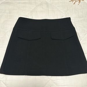 Zara black mini skirt with pockets